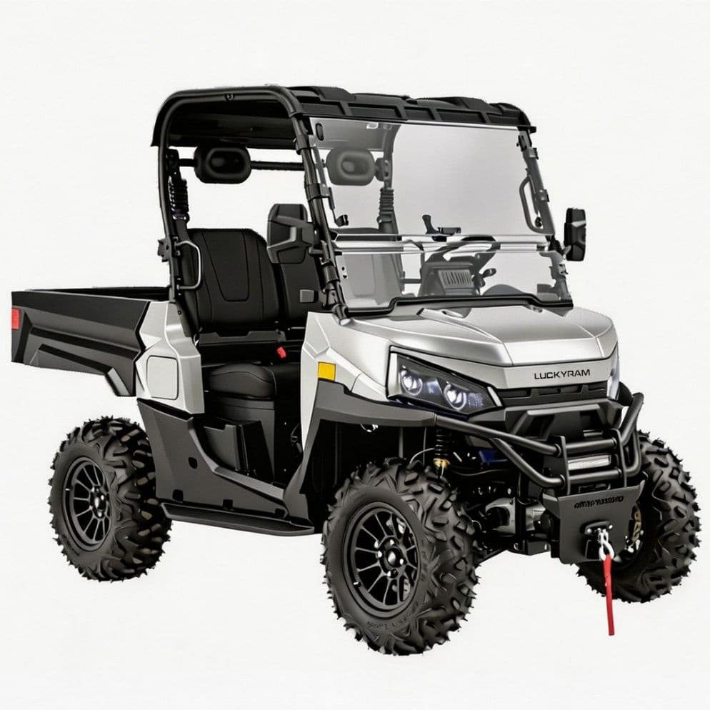 Ηλεκτρικό ανυψωτικό κρεβάτι 10KW AC Motor 4WD Heavy Duty UTV 73,6V 670kg