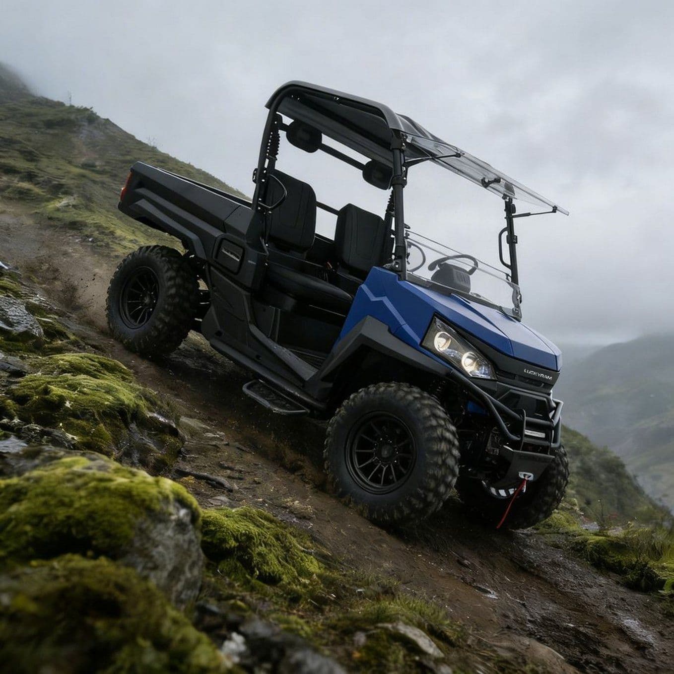 Κινητήρας AC 10KW 4WD UTV 73,6V 150Ah 670kg Φόρτωση 400mm Wading