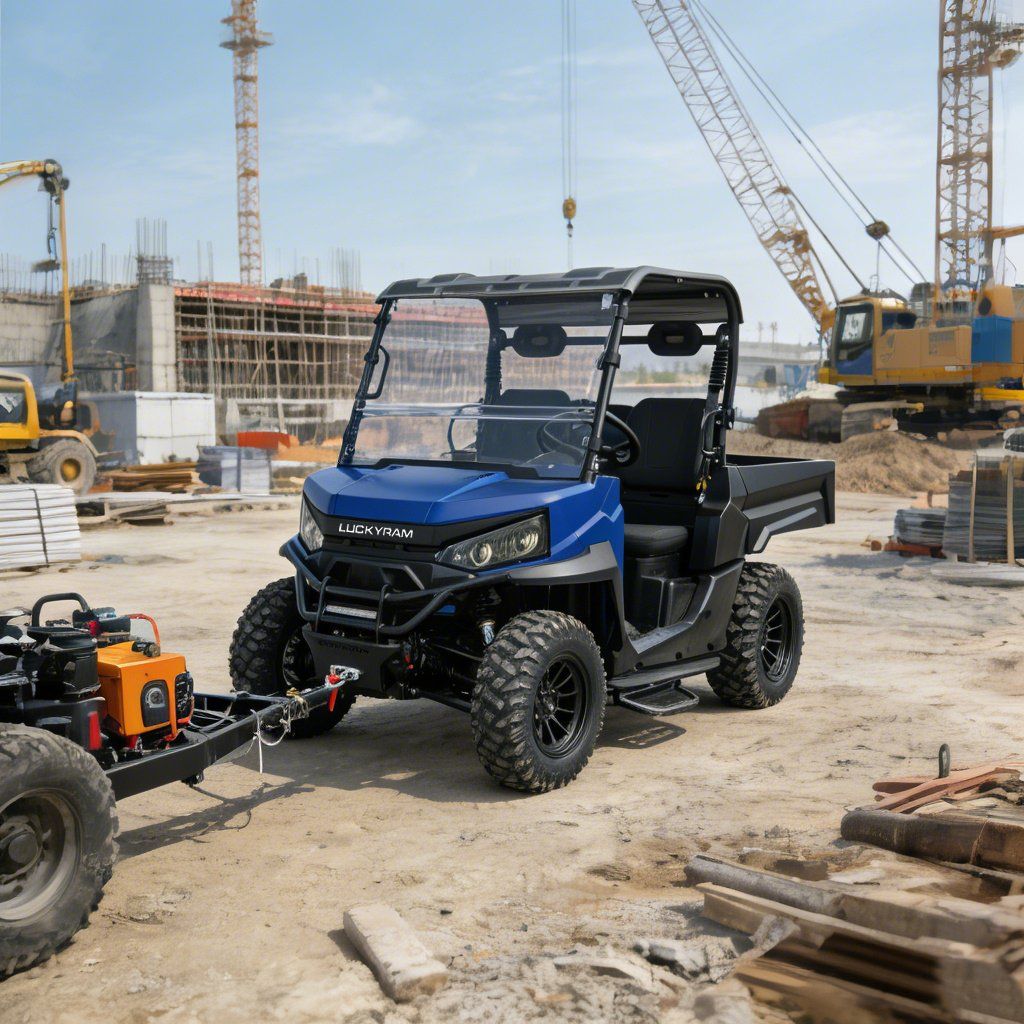 Ranch Work UTV 4WD 10KW AC Motor 670kg Φόρτωση 1000kg Ρυμούλκηση